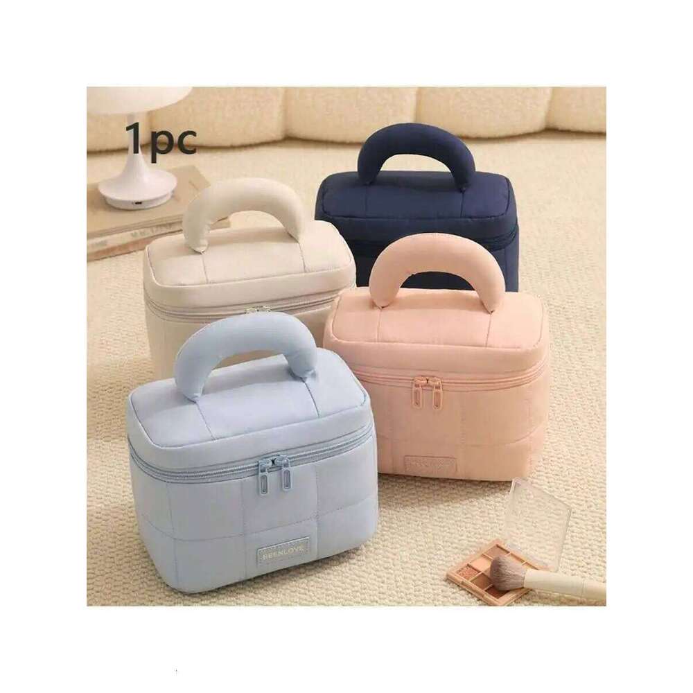 New zipper handbag makeup pouch daily large capacity cosmetics portable hand-held storage bag XJ260310