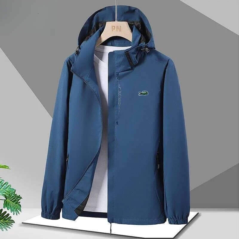Jackets Outerwear Coats Outdoor Sports for Men Women Single Layer Thin Trendy Windproof Waterproof Spring and Autumn Jacket Men's Clothing - view 5