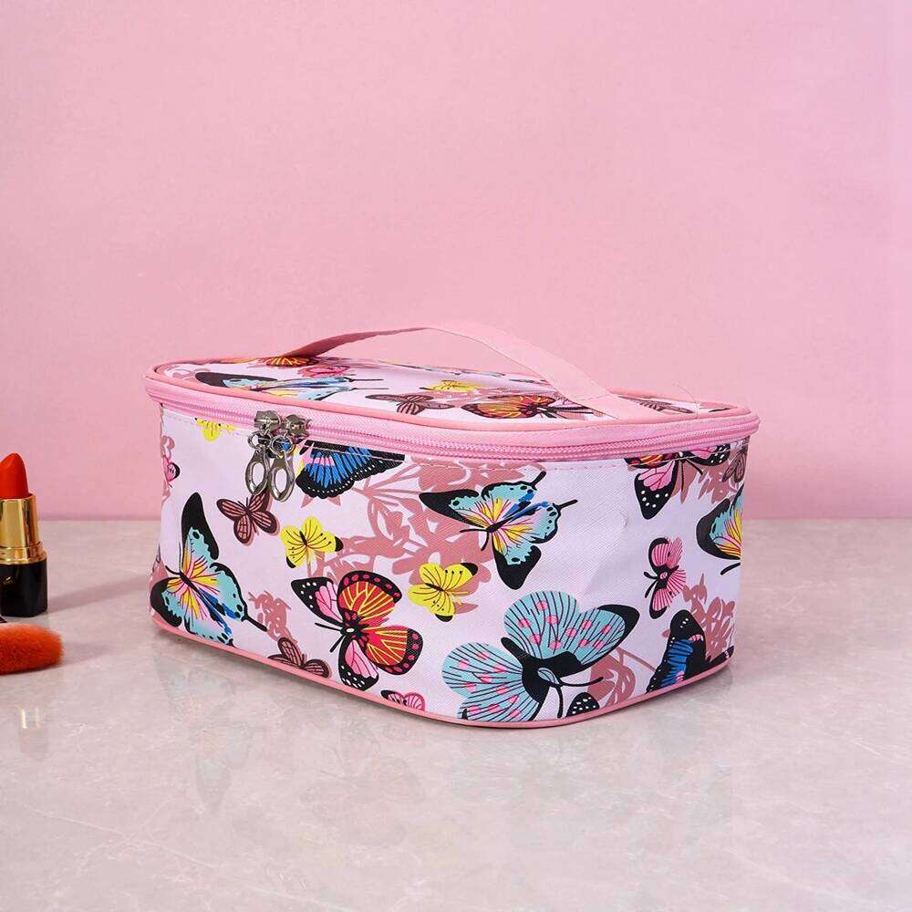 1PCS Square Makeup With Large Capacity, Storage, Travel Portable Men's And Women's Toiletries Bag XJ260310