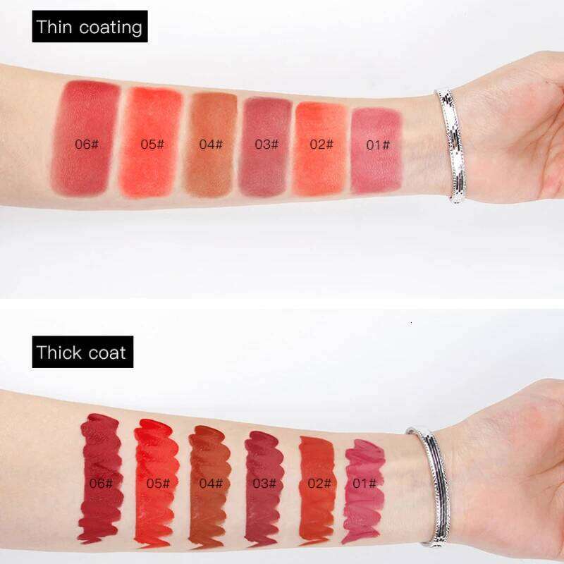 High Quality Brand Makeup Nude Lipstick Gloss Waterproof Liquid Matte Lip Stick Long Lasting Quick Dry Red LipGloss Cosmetic Z260310