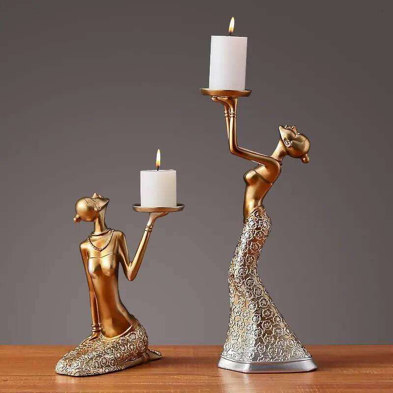 Modern Candle Holders Wedding Candlestick Ornament Nordic Romantic Dinner Accessories Creative Table Home Decoration H260310