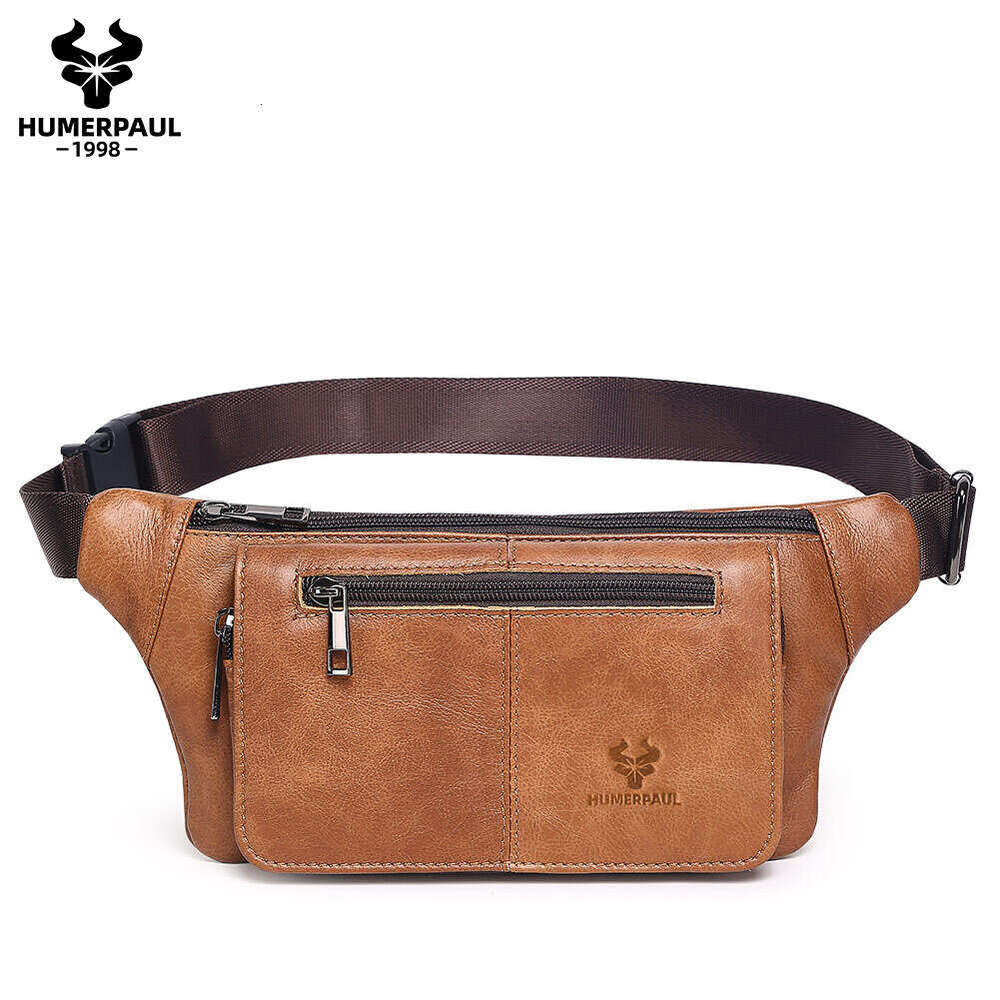 Luxury Shoulder Bags Totes Hobo Hummer Paul Genuine Leather Waist Top Layer Cowhide Multifunctional Crossbody Outdoor Sports Chest Ultra Thin Single B