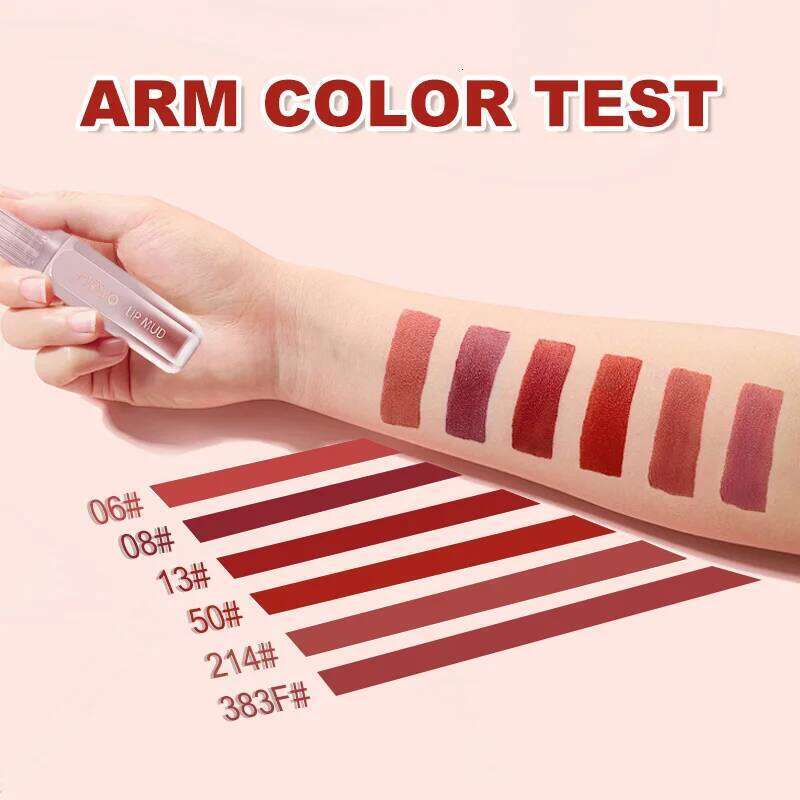 Matte Silky Velvet Lipstick, Creamy Texture, Long Lasting High Impact Color, Waterproof, Non-Stick Cup, Lip & Cheek Dual-Use, Z260310