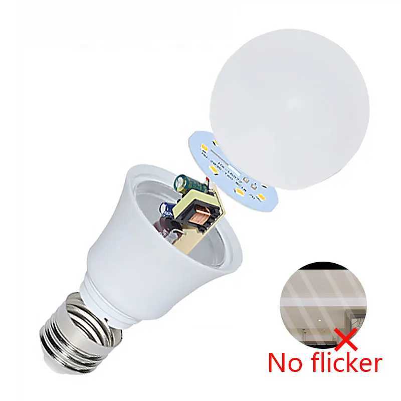 10pcs LED Bulb Lamps E27 AC220V 240V Light Bulb Real Power 20W 18W 15W 12W 9W 5W 3W Lampada Living Room Home LED Bombilla H260310