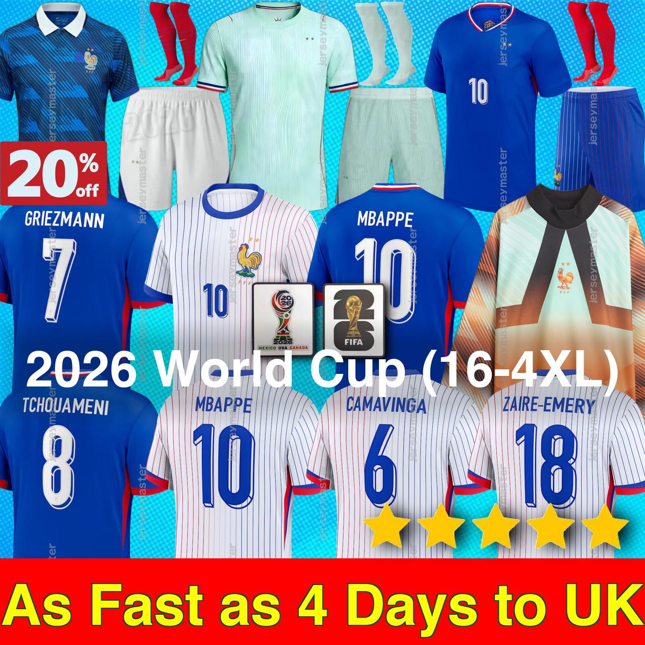 france jersey 2026 MBAPPE BARCOLA OLISE EKITIKE 2025 2026 DEMBELE Maillots de football shirt equipement de foot Men kids kit enfants France 120TH RUGBY