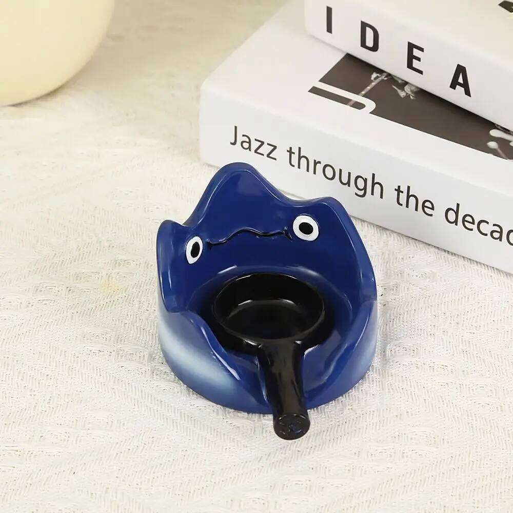 Resin Calcifer Scented Light Birthday Gift Candle Holder Flame Aromatherapy Candlestick Base H260310