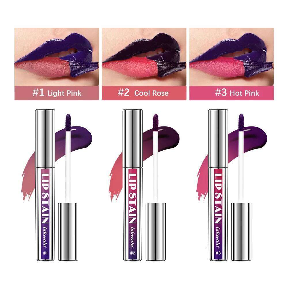 Stain Peel Off Korean Matte Lip Tint Liquid Lipstick 24 Hours Water Resistant Lipsticks Lips Stick Free Shipping Makeup Ink Z260310
