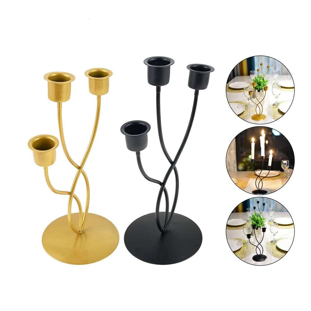 Candle Pillar Candles Stable Base Table Centerpiece Candlestick Holder for Mantel Fireplace Dining Desktop Home Decor H260310