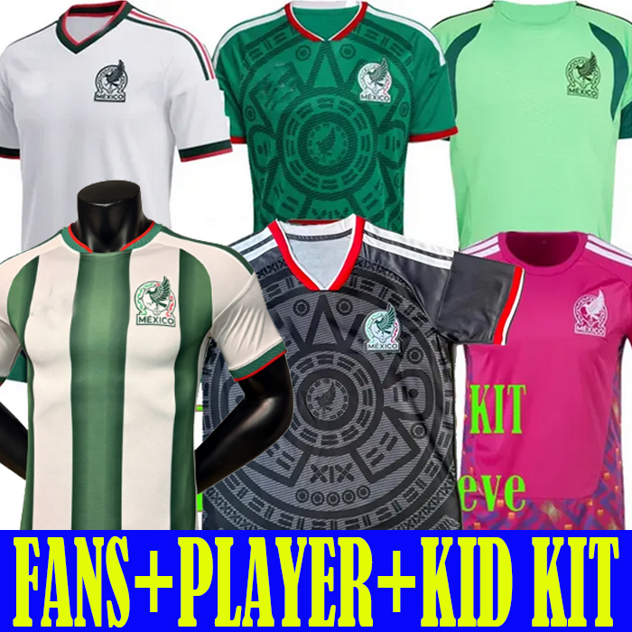Size 16-XXXL fans player version 2025 2026 2027 Mexico soccer jersey 26 27 short long football shirt sets Men women kids full kit MEXICAN special goalkeeper uniform