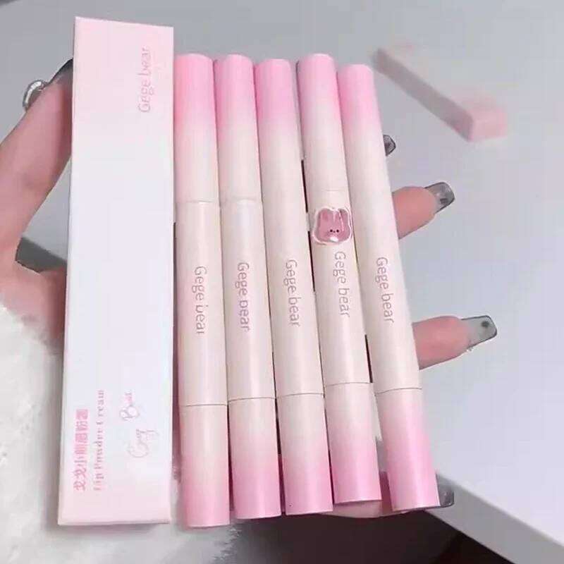 Powder Glaze Matte Air Cushion Lip Cream for Women Plain White Lipstick not easy to fade Z260310