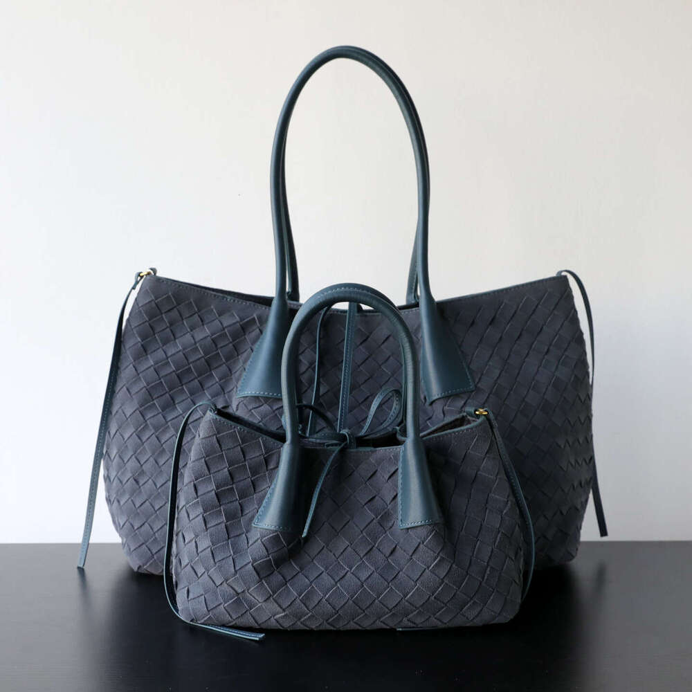 Luxury Shoulder Bags Totes Hobo Niche Light Autumn Winter Handwoven Suede Leather Handbag Large Capacity Commuter Tote Bag SENYY