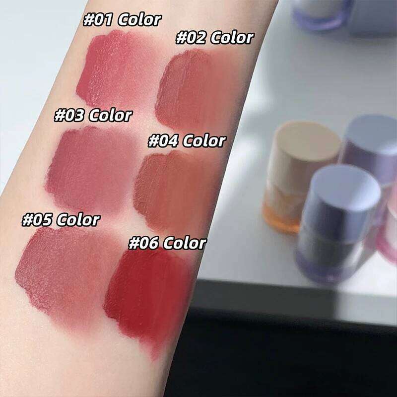 Matte Nude Liquid Lipstick Waterproof Long Lasting Sexy Rose Red Gloss Non-stick Cup Lip Stain For Women Korean Cosmetics Z260310