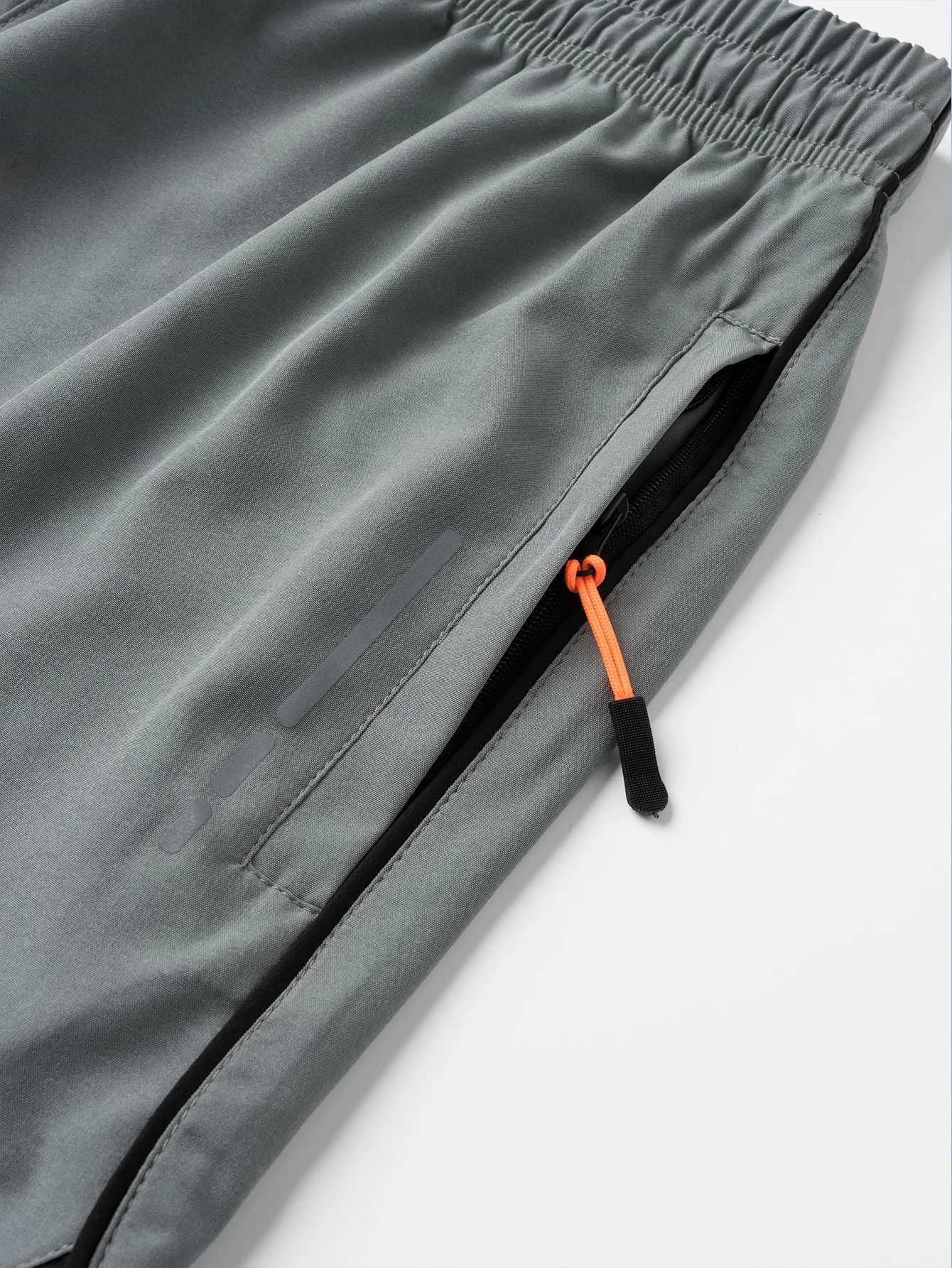 Summer Men Running Shorts Fitness Gym Training 2 in 1 Sports Shorts Quick Dry WorkoutJogging Double Deck Shorts N260310