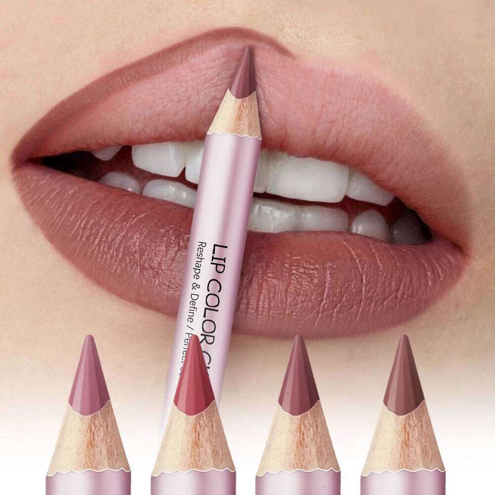 Lakerain Easy To Wear Non-stick Cup Contouring Lip gloss lipstick Pen 4 Colors Lipliner Pencil Waterproof Matte Cosmetics Z260310