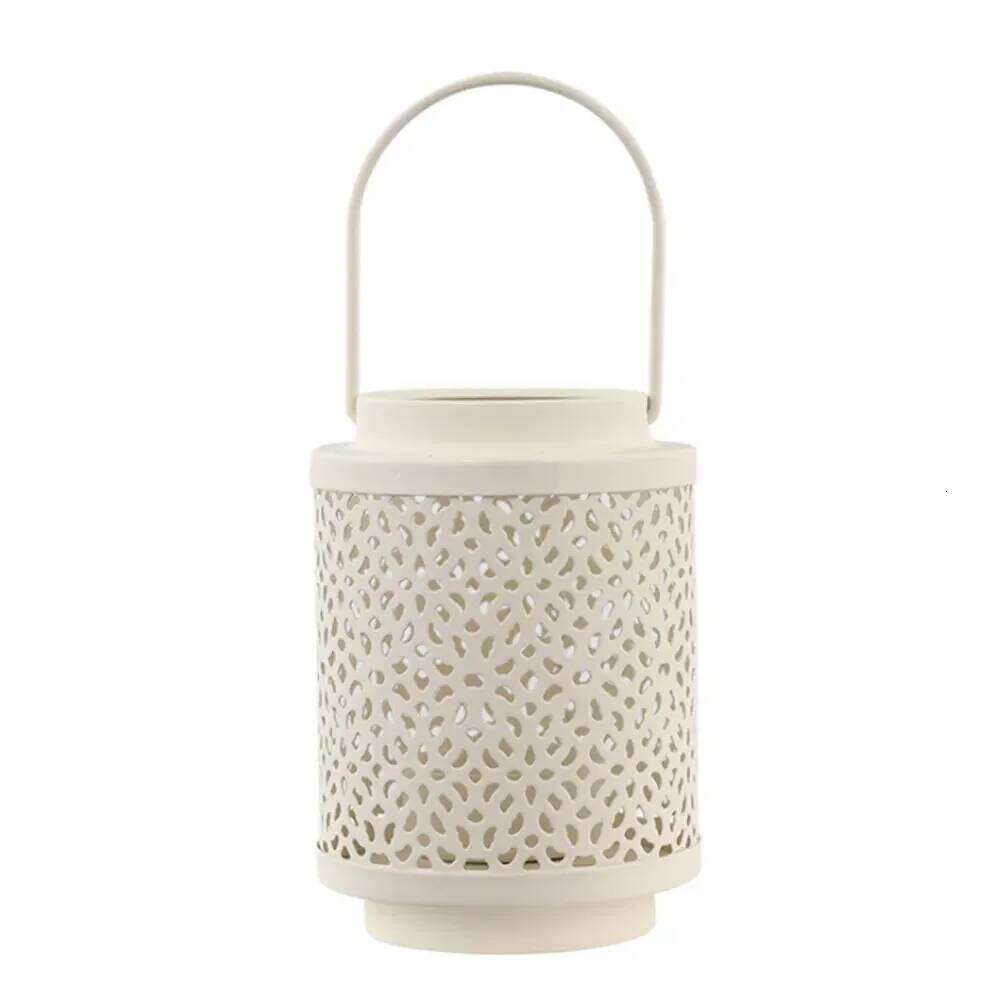 Creative Hollow Iron Lantern Home Decor Candle Holders Wedding Decoration Accessories Candlesticks For Candelabro Centerpiece H260310
