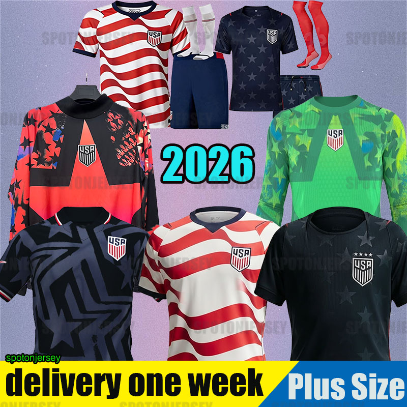 USA jersey 2026 world cup PULISIC MCKENNIE ERTZ ALTIDORE PRESS WOOD MORGAN LLOYD America Football Shirt United States Camisetas America Football Shirt 2026