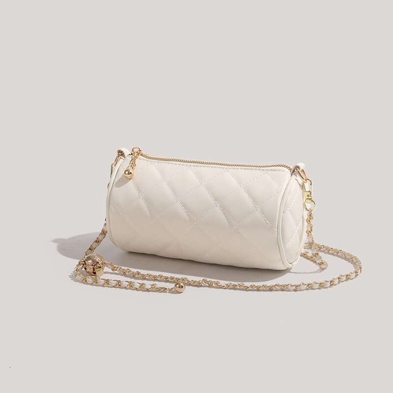 Genuine New Model Cylindrical Bag Stylish and Luxurious Quilted for Petite Individuals Versatile dh3572031JY - view 4