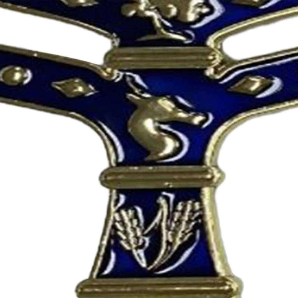 Candelabrum 7 Branch Hanukkah Metal Menorah Home Decor Candle Holder for Festival Parties Fireplace Dinner Dining Room H260310