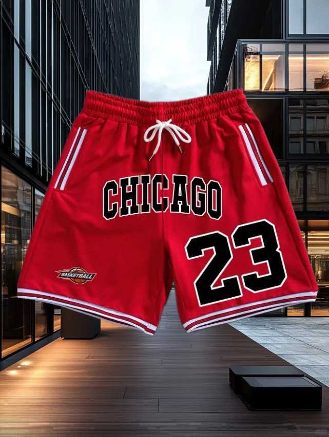 NEW The 2025/26 Summer Mens Shorts for Running Sports Casual and Fashionable 3D Digital 23 Print Are Soft and Comfortable N260310