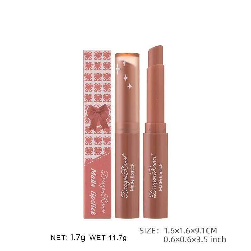 Velvet Matte Silky and Delicate Makeup Effect Long-Lasting Lip Gloss Waterproof Complexion-Enhancing Lipstick Z260310