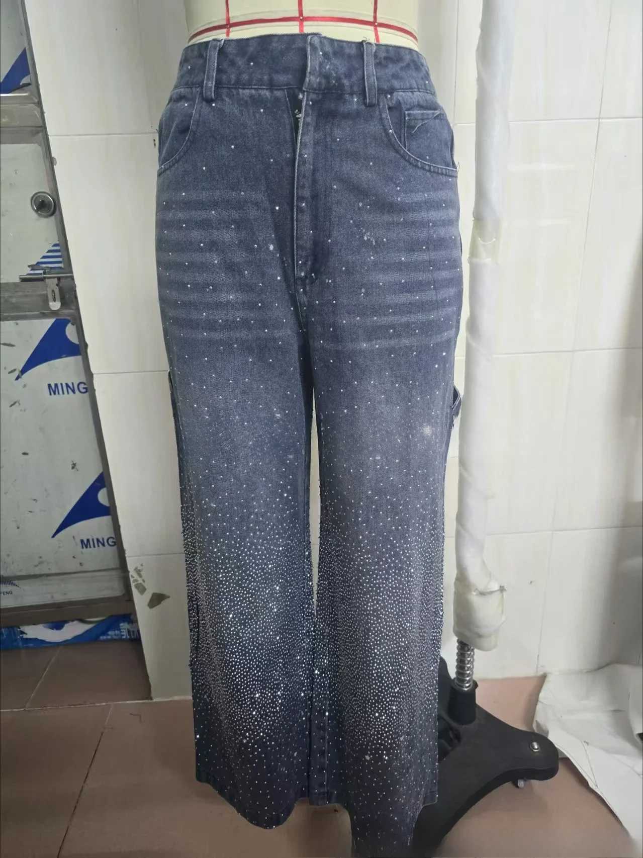 Jeans Straight Pants Women Denims High Waist Washed Pockets Female Vintage Ankle Length Trousers Streetwear 2026 M260310