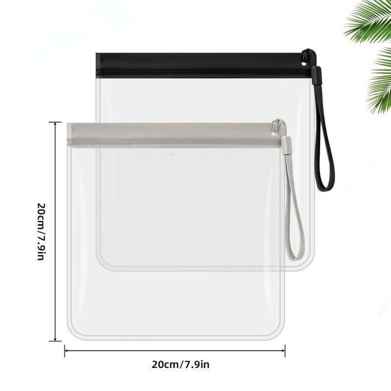 1/2/4pcs Luggage Transparent Travel Use Leakproof Flight Make Up Waterproof For Women Reusable Airport Security Storage bag XJ260310