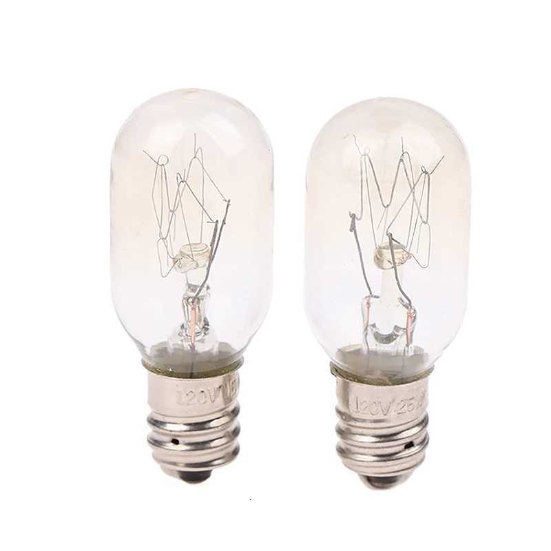 1Pc T20 E12 120V 15W/25W Salt Lamp Globe Bulb Incandescent Bulbs Refrigerator Oven Light Bulbs Replacement Light Bulb H260310