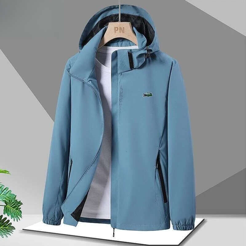 Jackets Outerwear Coats Outdoor Sports for Men Women Single Layer Thin Trendy Windproof Waterproof Spring and Autumn Jacket Men's Clothing - view 3