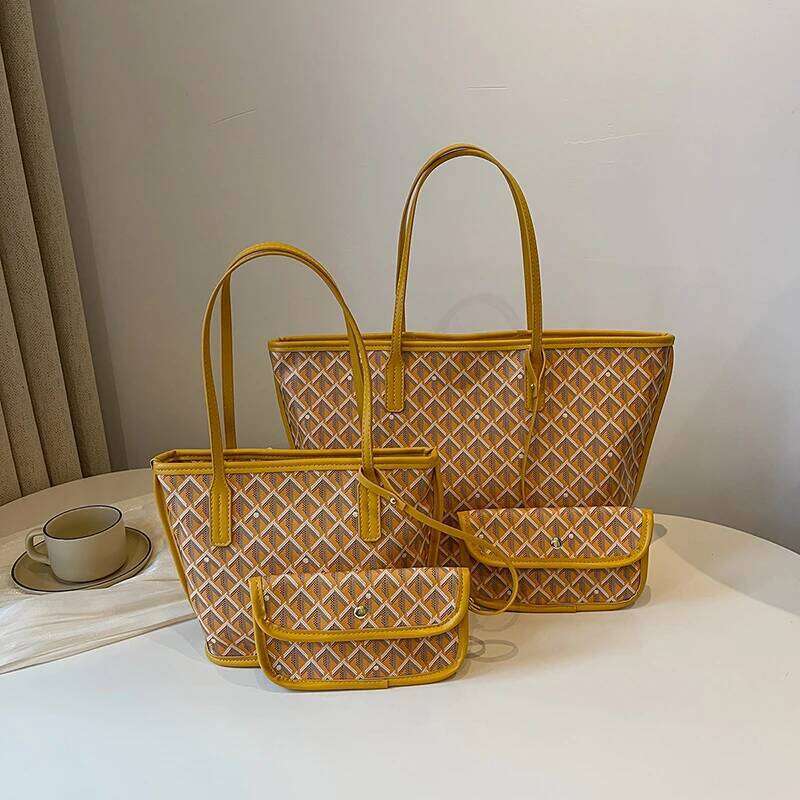 shopping Bag Classic Large Capacity Tote Two Suitcase Versatile Shoulder Handbag Different Size Choose XJ260310