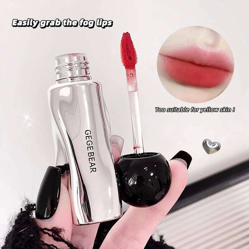 Gege bear Matte Velvet Liquid Lipstick Long Lasting Gloss Tint Waterproof Lips Makeup For Women Lip Glaze Cosmetics Z260310