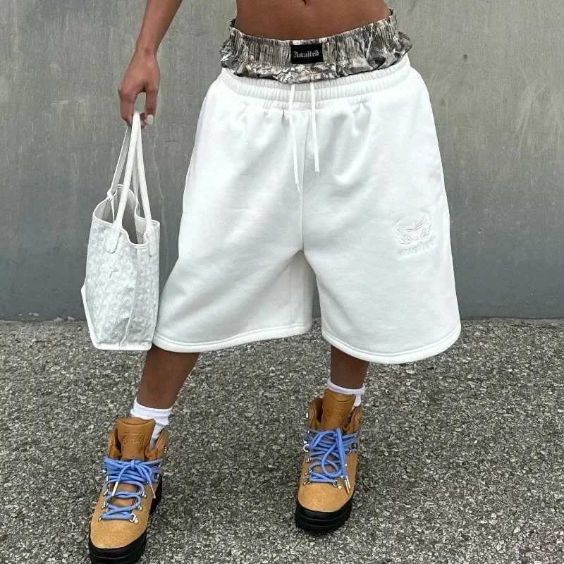 Mens oversized double-layer Gothic pants American fashion streetwear Y2K Harajuku loose fit high waist wide legs N260310