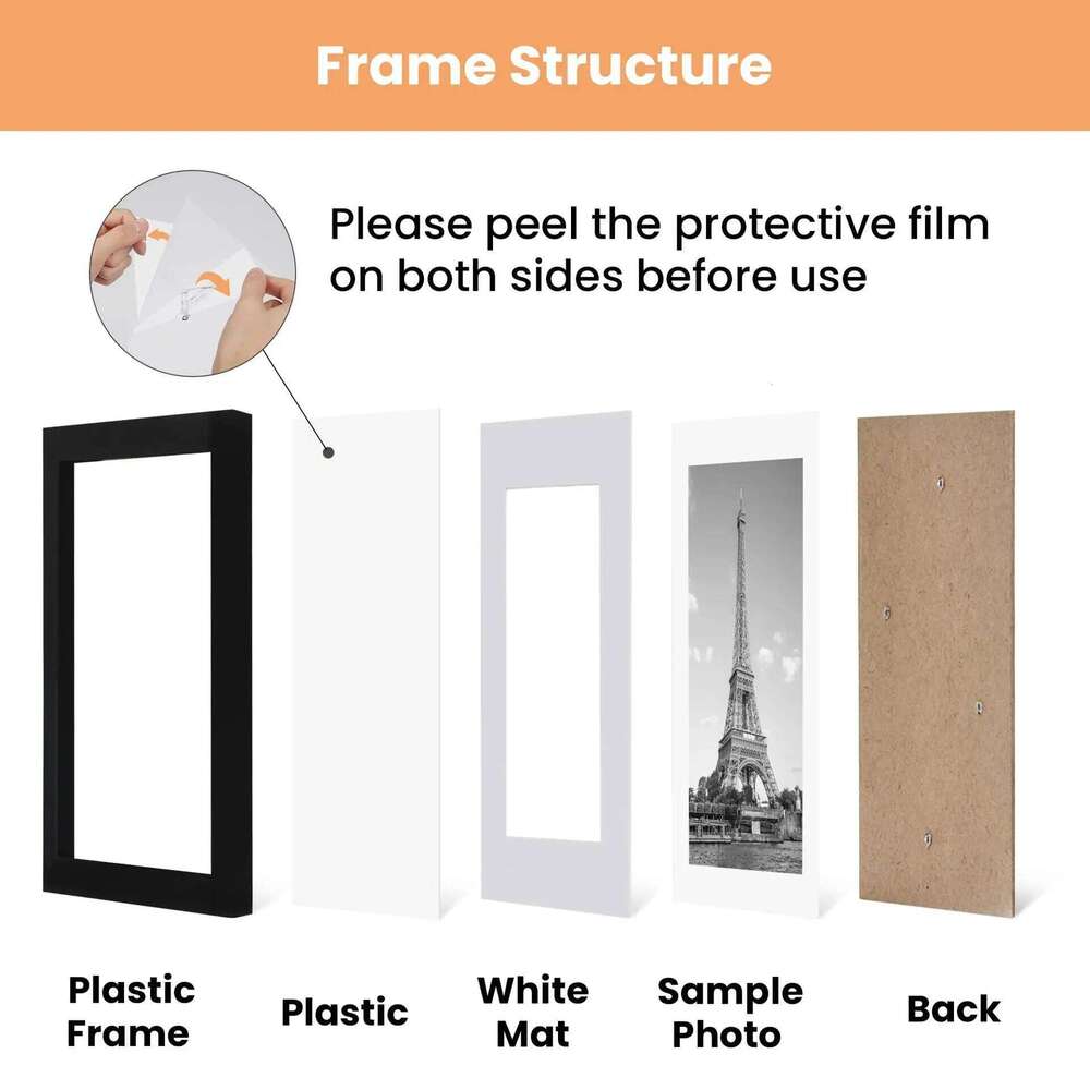 2pcs 11x14 photo frames Picture Frame Display Pictures 8.5 by 11 x 14 picture frame H260310 - view 3