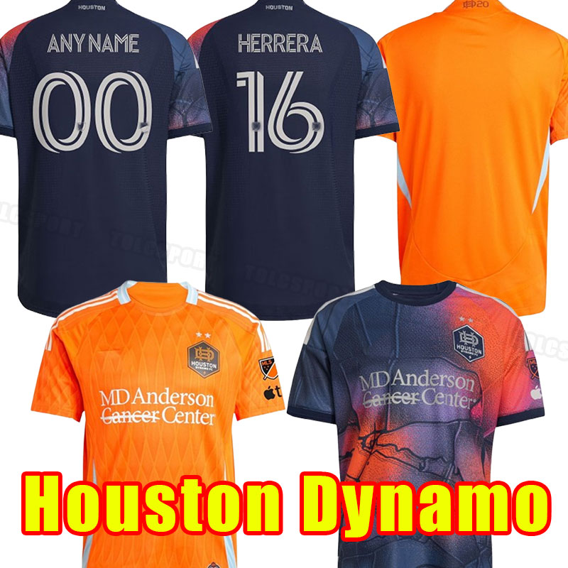 2026 Houston Dynamo Soccer Jerseys FERREIRA 26 27 Fans Player Version H. HERRERA BAIRD ARTUR FRANCO BASSI Football Shirt AVILA HADEBE Jersey 2027 training