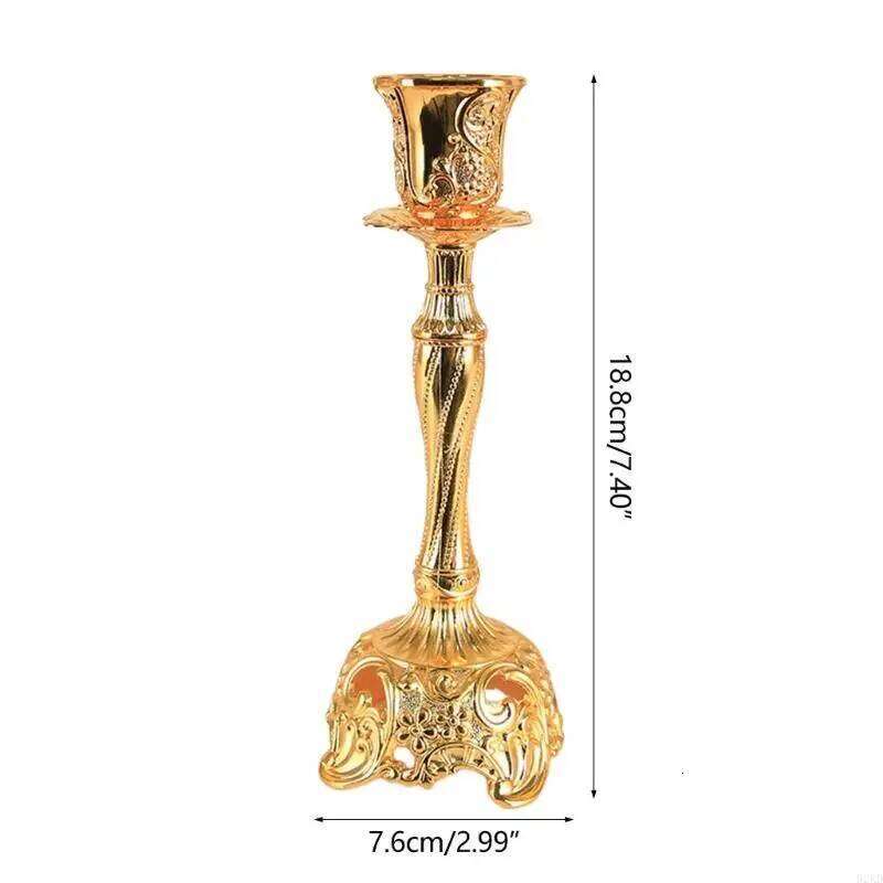 62KD European Holder Metal Candlesticks Table Centerpieces Pillar Stand H260310