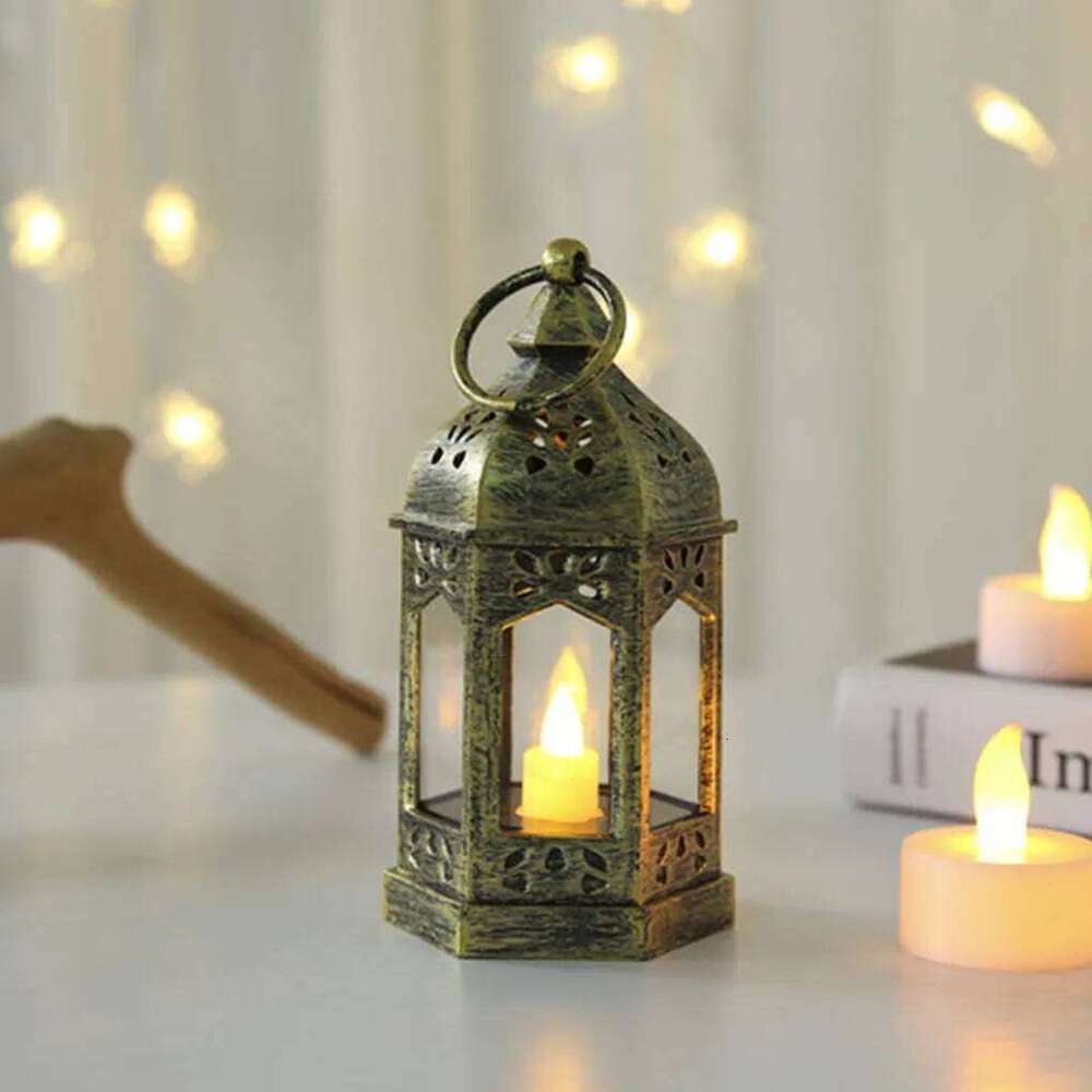 Outdoor Battery Light Windproof Durable LED Candlelight High Hardness Lightweight Camping Lamps Coated Surface Door Table H260310