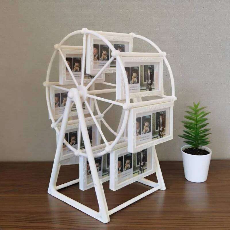 Wholesale European Photo Frame - Rotating Ferris Wheel Windmill Display Holds 8 Pictures for Kids & Wedding Studios H260310 - view 5