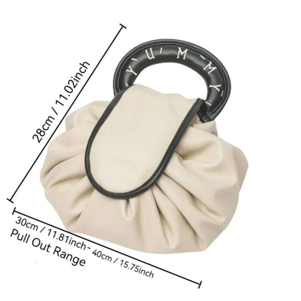 PU Lazy Makeup Large Capacity Portable Drawstring Bundle Travel Storage Waterproof Toilet Bag XJ260310