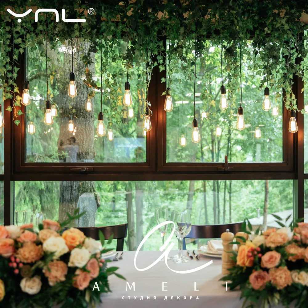 Retro Edison Bulb E27 220V 40W Light Bulb A60 ST64 T10 T45 G80 G95 Filament Vintage Ampoule Incandescent Spiral Lamp H260310