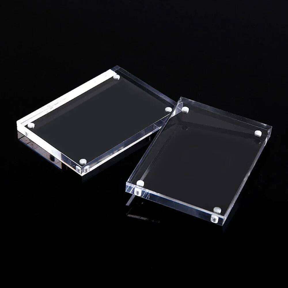 1 Pc Transparent Photo Acrylic Magnetic Frame Poster Display Stand 3/5mm For Room Desk Home Decoration H260310 - view 6