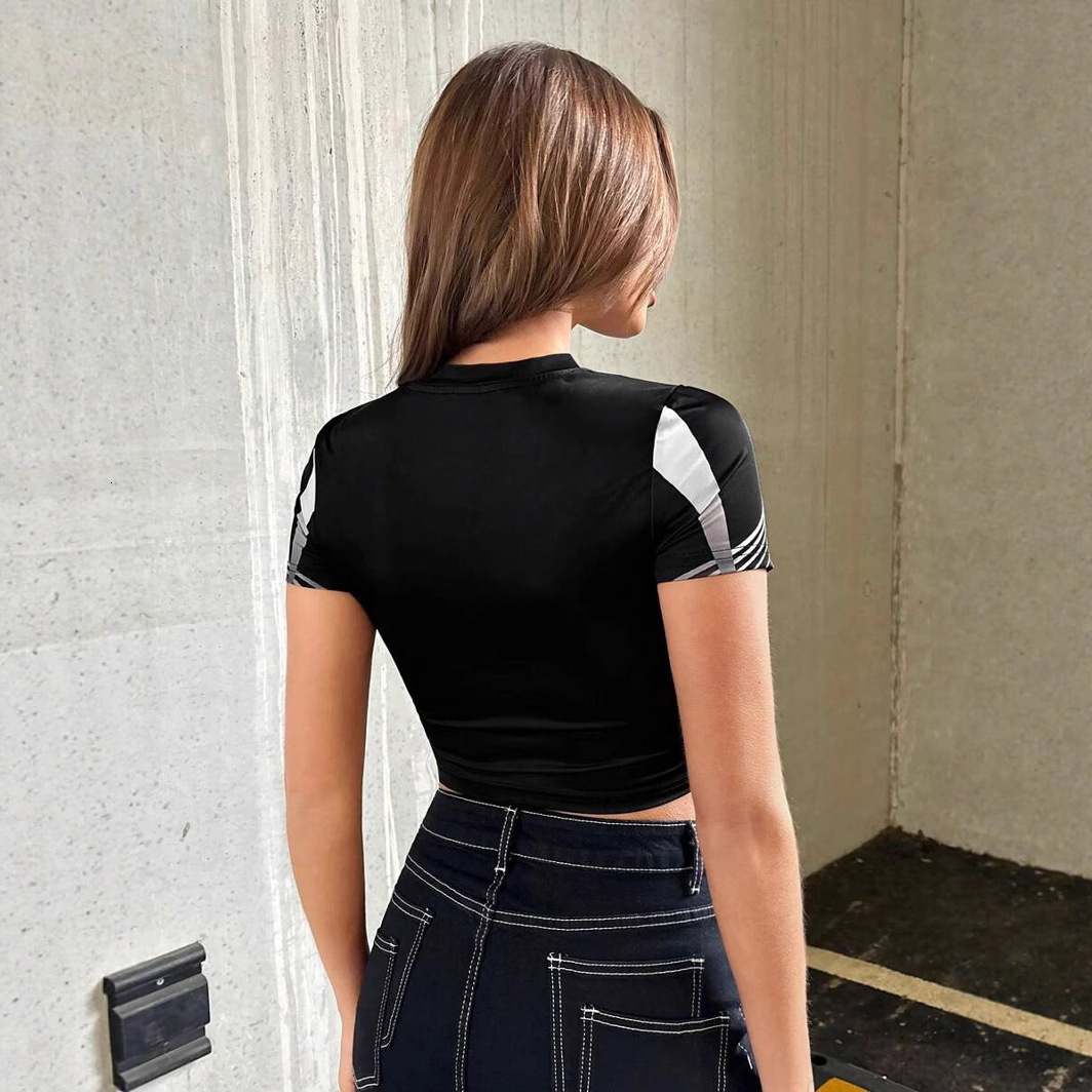 Cool Girl Cool Tight Clothes Motorcycle Racing Womens Fashion Leisure Sports Long Sleeve Shirt Summer Cycling Clothes 250922