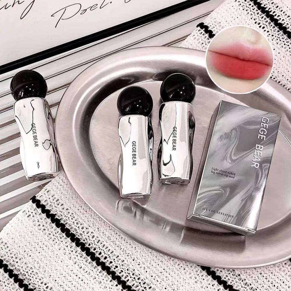 GEGE BEAR Light Cloud Nude Velvet Lip Mud Matte Advanced Color Whitening Holiday Gift Z260310
