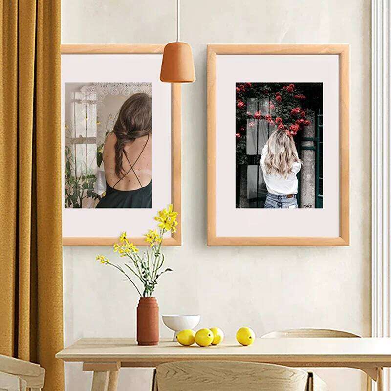 Diy Wooden Large Shadow Box Photo Wedding Diamond Painting Minimalist Vintage Bilderrahmen Wall Frame Decoration H260310 - view 4