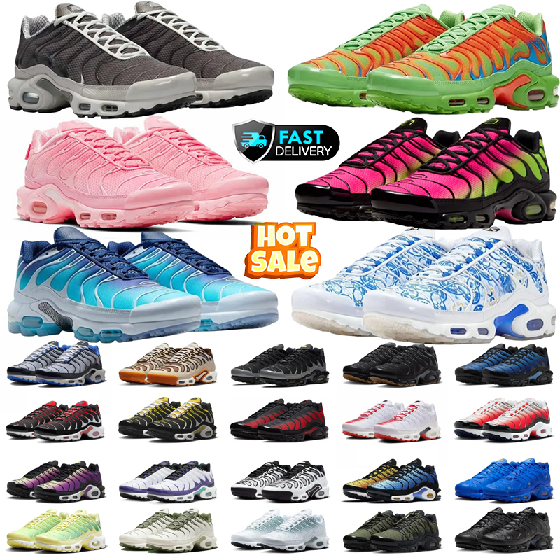 tn Designer shoes Running Shoes Men Women tnss plus Triple White Black Sky Blue Gradient Dusk Unity Tennis Breathable Mens Trainers Outdoor chaussure 36-46