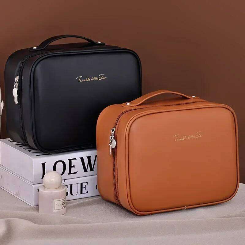 New Women's Makeup Bag Large Capacity Multi-Layer Cosmetic Organizer Stylish Premium Pencil Case Travel Essentials XJ260310