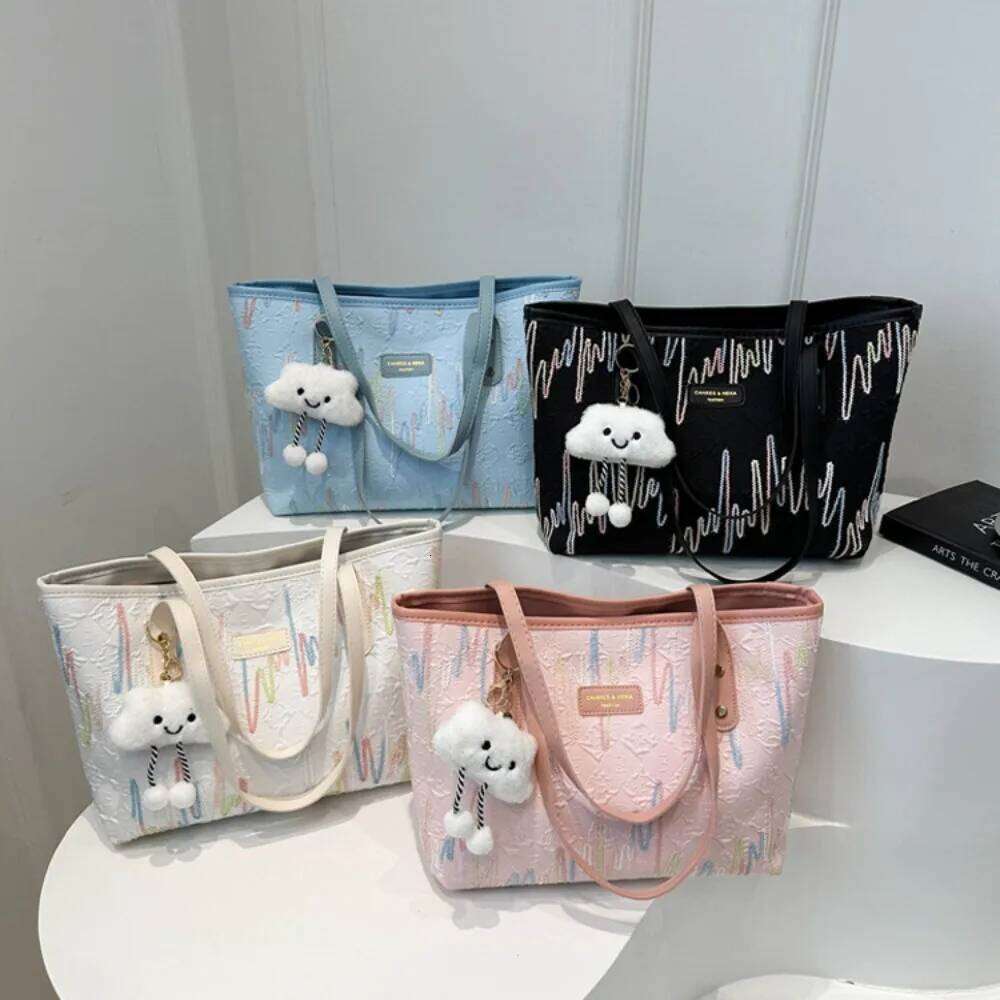 New Commuting Canvas Large Capacity Fashionable Tote Bag Retro Portable Handbags Travel XJ260306 XJ260310