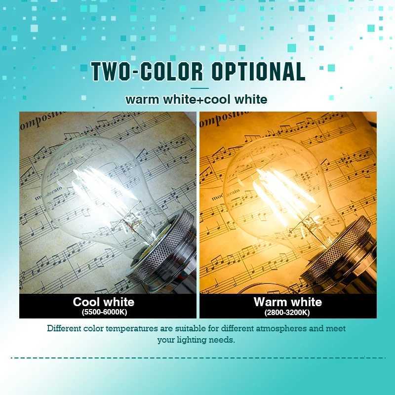 4pcs/lot Retro Edison LED Light Bulb E14 E27 AC220V 2W 4W 6W 8W Glass Vintage Filament Lampada Led Lamp Cold/Warm White Lighting H260310