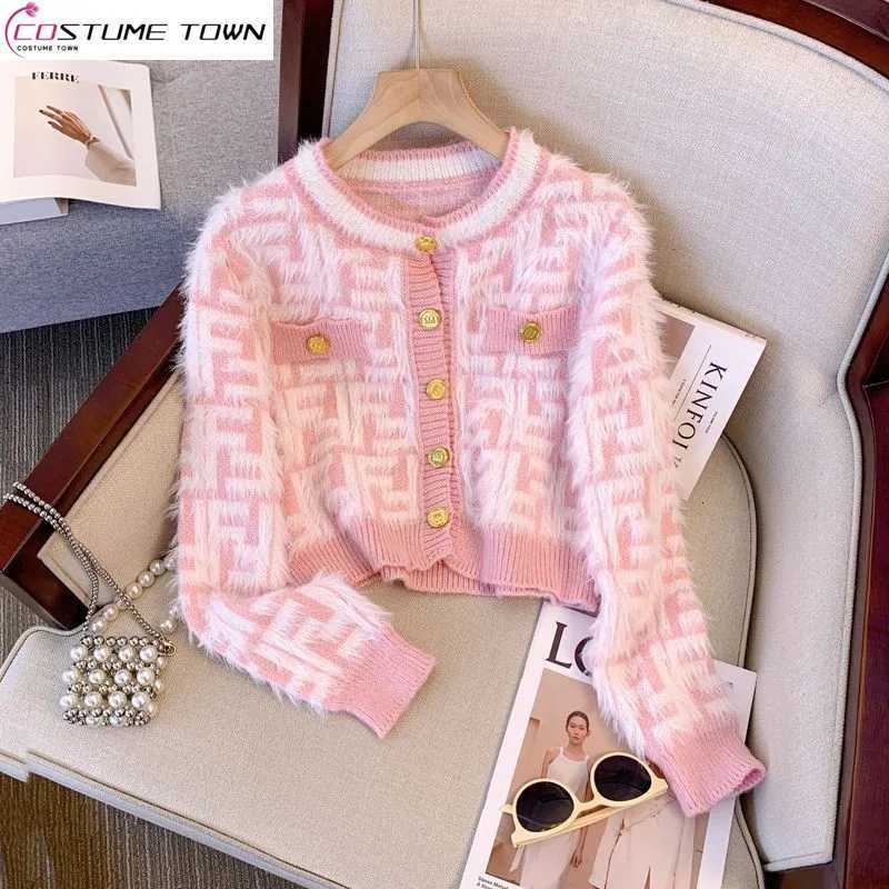 Xiaoxiangfeng Knitted Sweater Womens Autumn/Winter Korean Edition New Long Sleeve Knitted Sweater TrendyT260310