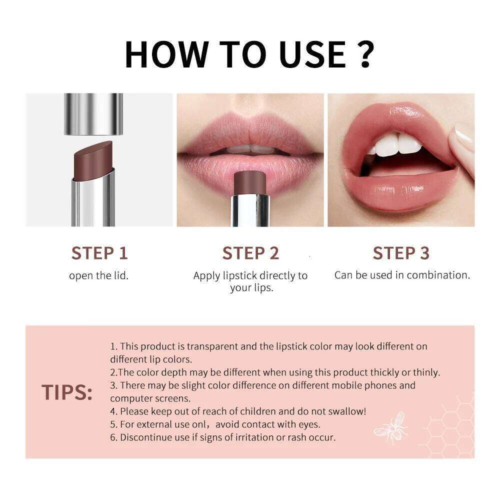 Colorless Balm Honey Natural Lipstick Long Lasting Moisturizing Plumper Nourishing Lip Care Makeup Cosmetics Healthy Z260310