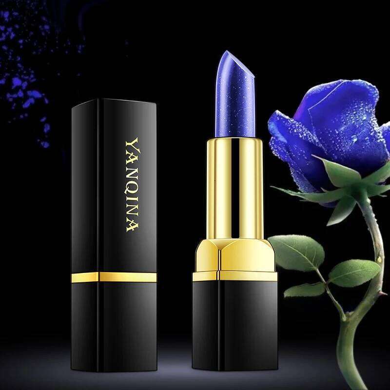 Blue Rose Lip Temperature Color Changing Natural Long Lasting Waterproof Lipstick Cosmetics Woman Makeup Z260310