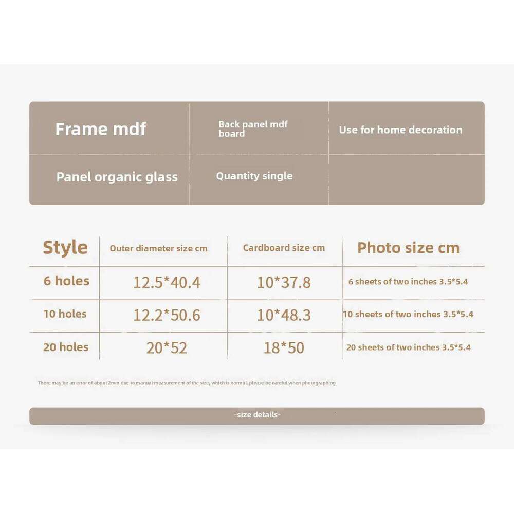 Children's ID Display Stand Growth Record Photo Frame H260310 - view 3